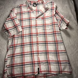 Vintage Ecko Unltd. Plaid Short Sleeve Button-Up Shirt – Men’s XL